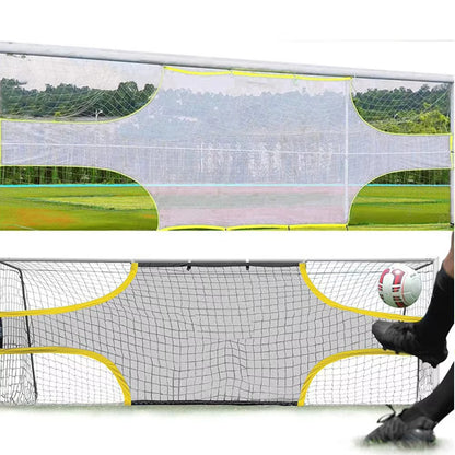 5/7 Person Goalshot Soccer Goal Target Training Aid Goalkeeper Football Goal Net Soccer Field Net for Scoring and Finishing