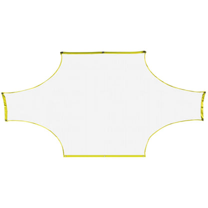 5/7 Person Goalshot Soccer Goal Target Training Aid Goalkeeper Football Goal Net Soccer Field Net for Scoring and Finishing